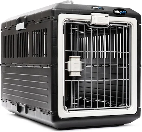 Miniatura 9 de Transportador Mirapet USA para mascotas y jaula de 53.34 cm - Diseño plegable premium para gatos y perros - Caseta portátil para mascotas pequeñas