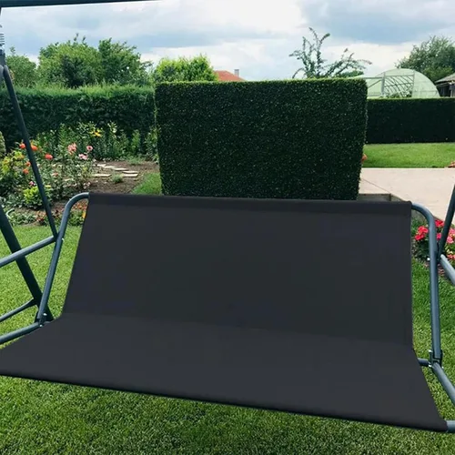 Miniatura 3 de Funda de cojín para columpio, funda de repuesto para asiento de columpio de 2 y 3 plazas, impermeable grueso 600D Oxford, funda de repuesto