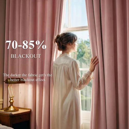 Miniatura 226 de StangH Cortinas de Terciopelo Verde Esmeralda de 96 Pulgadas - Cortinas Opacas de Terciopelo de Lujo Súper Suaves, Elegante Cobertura de Ventana