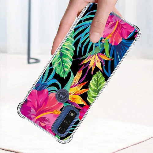 Miniatura 3 de Funda para Moto G Pure, Moto G Power 2022, TPU de goma suave con cuatro esquinas reforzada anticaídas para Motorola Moto G Pure 2021/Moto G Power