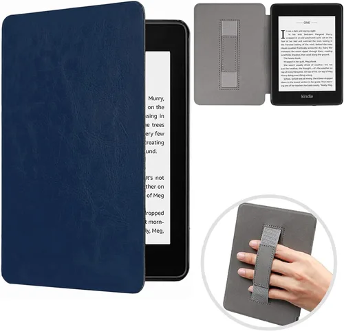 Miniatura 9 de Funda para Kindle Paperwhite 2018, delgada funda protectora de piel sintética con función de apagado y encendido automático para Kindle Paperwhite