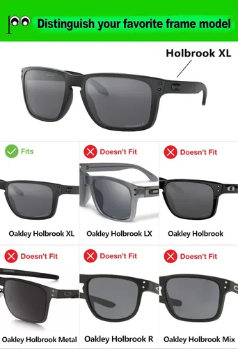 Miniatura 4 de Lentes de repuesto polarizadas antirreflectantes para gafas de sol Oakley Holbrook XL OO9417-2 Sets