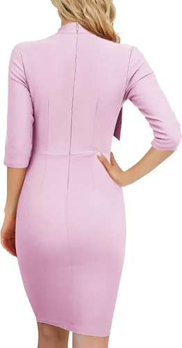 Miniatura 4 de Muxxn - Vestido de cóctel con bolsillo para mujer, diseño clásico vintage