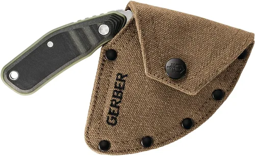 Miniatura 3 de Gerber Gear Downwind Ulu - Cuchillo Ulu con funda para equipo de caza, color negro