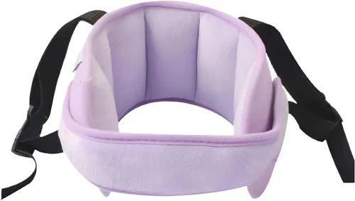 Miniatura 9 de Soporte para la cabeza del asiento del coche, tira de soporte para la cabeza con alivio del cuello transpirable ajustable para bebé, cómoda banda