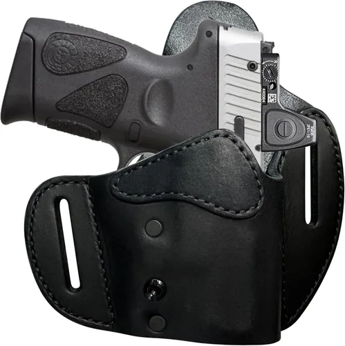 Miniatura 24 de Urban Carry LockLeather OWB RMR/RDS - Funda segura y cómoda de cuero/polímero híbrido para una ocultación óptima Diestro Compatible con una