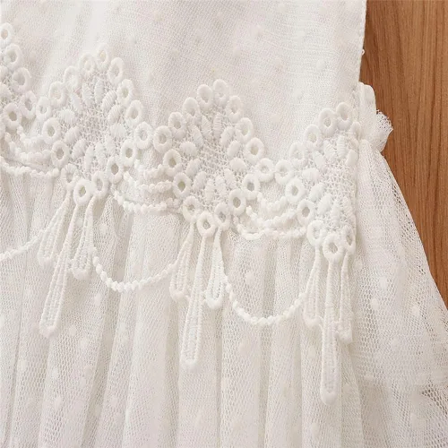 Miniatura 38 de IDOPIP Conjunto de ropa de 1er cumpleaños para niñas con estampado floral, estilo bohemio, con encaje, tutú y diadema de princesa