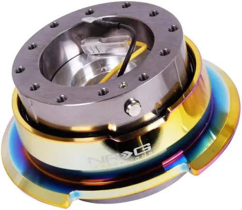Miniatura 5 de NRG Innovations NRG-SRK-280BK-CG GEN 2.8 - Adaptador de liberación rápida para volante, 6 agujeros y 6 x 70 y 0.236 x 2.913 in, patrón de pernos