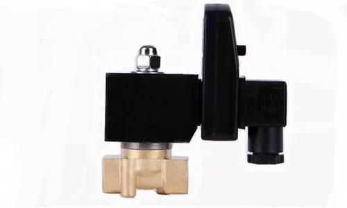 Miniatura 2 de Water Air Solenoid Valve with Timer 220v 110v 24v Normally Closed 3/8 1/2 3/4 1-1/4 1.5 2 Brass Valve(1/2",BSP_24VAC_80 Degrees Celsius)