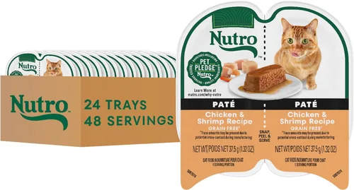 Miniatura 15 de Nutro Perfect Portions Receta de pollo en paté de comida húmeda para gatos, 2.64 onzas, paquete doble (24 unidades, paquete de 1)