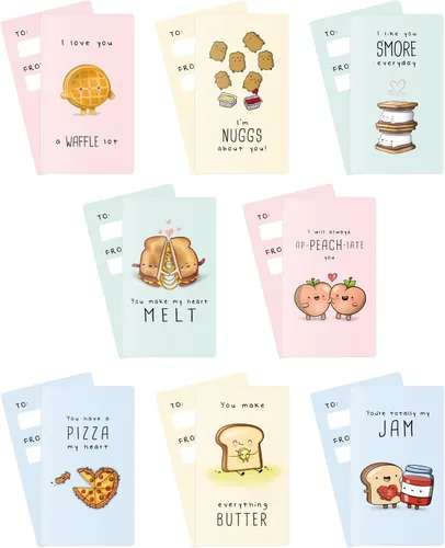 Miniatura 7 de Tarjetas de regalo para cumpleaños, aniversario, Pascua, divertidas mini loncheras de juego de palabras, recuerdos de fiesta, lindas pequeñas