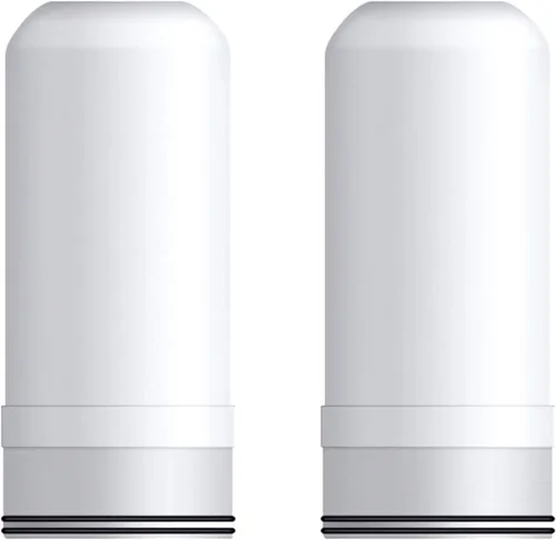 Miniatura 11 de Filtro de grifo, sistema de purificación eficaz, reduce el plomo y el mal sabor, purificador de agua sin BPA, paquete de 4 de repuesto (WF-03F-4PCS)