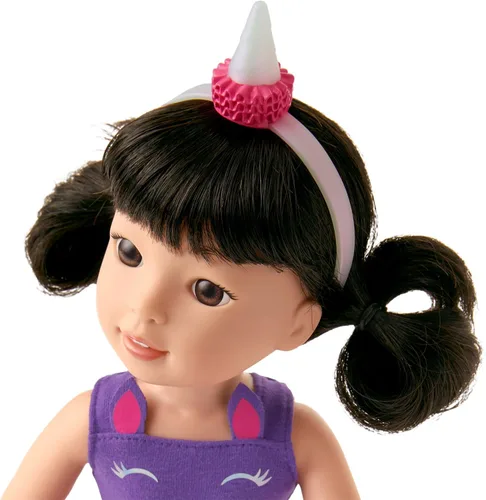 Miniatura 3 de American Girl WellieWishers Emerson Muñeca de 14.5", Púrpura, Plateado