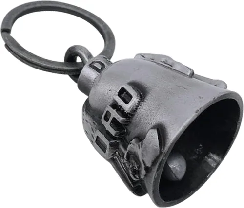 Miniatura 3 de Dream Apparel Campana de Motocicleta Ángel Guardián Aleja Gremlins, Campana de Motociclista para Hombres Mujeres Motociclistas, Regalo de Buena