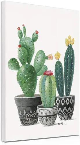 Miniatura 13 de Kunstorner Juego de 4 suculentas para decoración de pared de baño, juego de 4 imágenes suculentas para baño, acuarela, hojas verdes, estampado