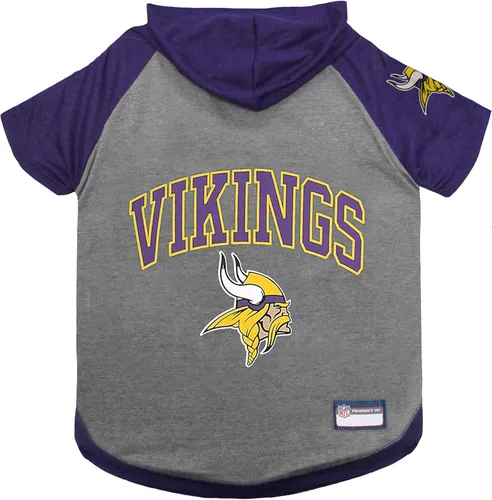 Miniatura 36 de NFL sudadera con capucha tee para perros y gatos. Fútbol perro sudadera con capucha playera disponible en todos los equipos de 32 NFL. cuttest