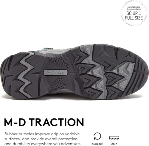 Miniatura 5 de HI-TEC Apex Lite Mid WP Botas de senderismo impermeables para mujer, ligeras, para exteriores y senderos