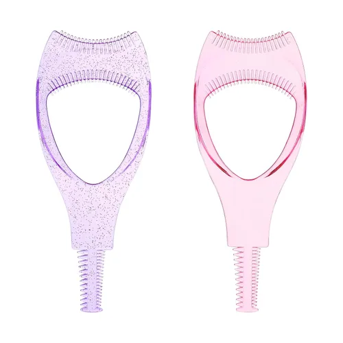 Miniatura 9 de WLLHYF 3 Pack Mascara Shield Guard Makeup Eyelash Buddy 3 in 1 Eye Lash Applicator Tool Beauty Cosmetic Mascara Separator Comb Plastic Lashes