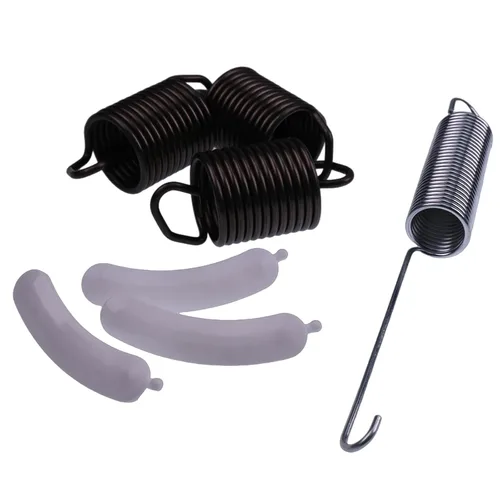 Miniatura 5 de IEQFUE Kit de lavadora 3 resortes de suspensión WP63907 y 1 resorte de suspensión de bañera W10250667 y 3 almohadillas de desgaste de bañera 285744