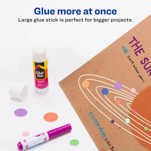 Miniatura 2 de Avery Glue Stic - Washable, Glue Sticks for Classroom, Crafting, and Office Use, 1.27 oz., Pack of 6, White (98073)