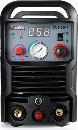 Miniatura 3 de Amico CHF-50, cortador de plasma de arco piloto profesional de 50 amperios, corte limpio de 4/5 pulgadas, corte de doble voltaje de 110/230 V.