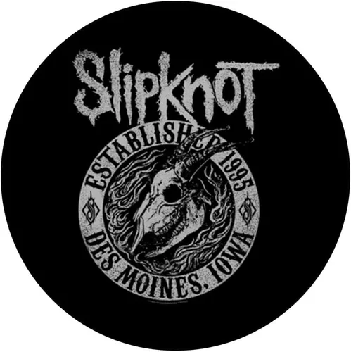 Miniatura 3 de PopSockets intercambiables con diseño de llamas de cabra, color negro