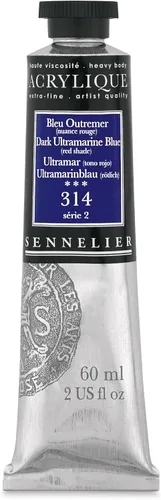 Miniatura 118 de Sennelier Acrílico para artistas extrafinos, 2.0 fl oz, luz verde cromo S3
