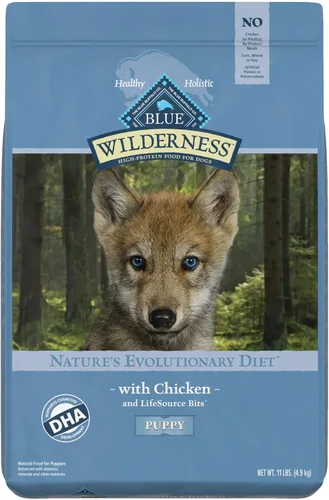 Miniatura 13 de Blue Buffalo Wilderness Puppy - Alimento seco para perros con alto contenido de proteínas con pollo real, sin granos, fabricado en los Estados