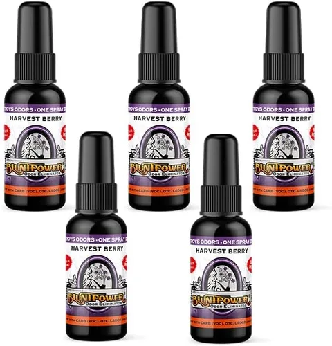 Miniatura 23 de BluntPower (niebla de bambú, paquete de 3) - Eliminador de olores concentrado y aceite difusor - Desodorizador de habitación, eliminador de olores