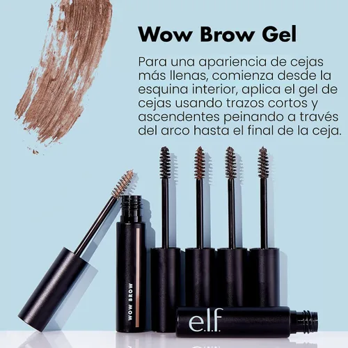 Miniatura 2 de e.l.f. Gel para Cejas Wow, Voluminizante, Construible, Híbrido de Cera y Gel, Crea Cejas Completas y de Aspecto Voluminoso, Fija los Pelos