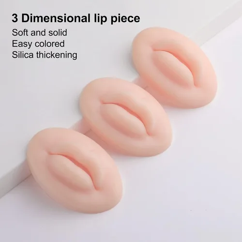 Miniatura 5 de Charme Princesse TA536KIT-1 - 3 Uds. Práctica 3D Labios de silicona de piel permanente para tatuadores y principiantes TA536KIT-1