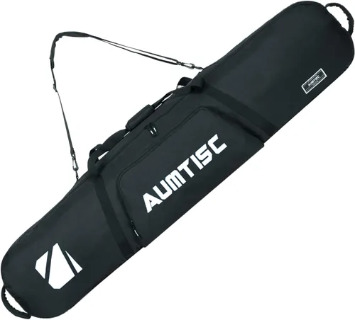 Miniatura 12 de Bolsa de Snowboard Acolchada AUMTISC para Viajes Aéreos, Bolsas de Viaje para Snowboard para Volar con Bolsillos para Equipo, Disponible en Longitud