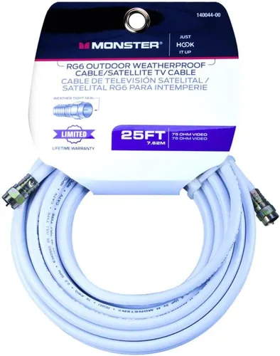 Miniatura 2 de Monster Cable Video Cable Coaxial Digital 75 Ohm 25' Carded