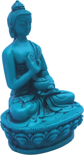 Miniatura 3 de mytibetshop Meditando Buda Turquesa para la Meditación y Alter para la Paz y Protección