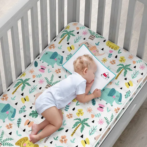 Miniatura 3 de Colchón para cuna de bebé de 3 pulgadas, colchón infantil de 38 pulgadas de largo x 26 pulgadas de ancho, colchón para niños pequeños sin huecos