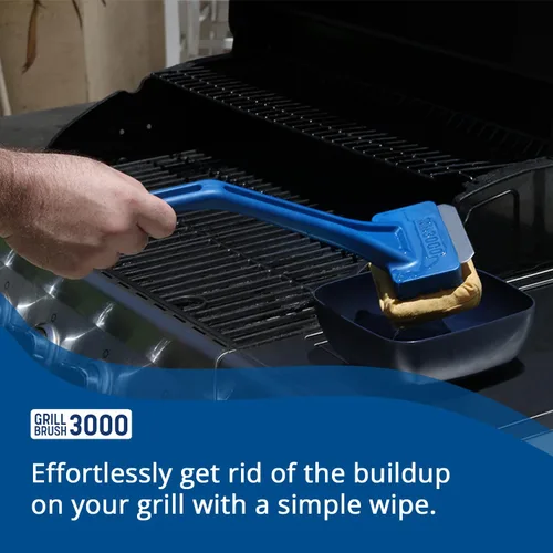 Miniatura 4 de Grill Rescue Cabezal de limpieza de raspador reemplazable para barbacoa, cepillo de parrilla sin cerdas, herramientas raspadoras seguras, duraderas