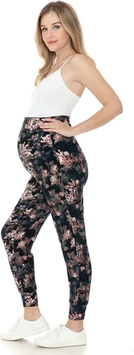 Miniatura 152 de Leggings Depot Pantalones de maternidad para mujer, sobre el vientre, pantalones deportivos casuales para descansar