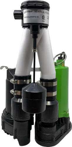 Miniatura 4 de PumpSpy PS2000C SmartPump combinación premontada con conexión Wi-Fi, bomba de sumidero primaria de 1/2 HP y bomba de sumidero de reserva de batería