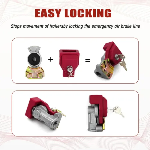 Miniatura 4 de Plástico, Cerradura de Mano Glad, con Llave Igual, Paquete de 3