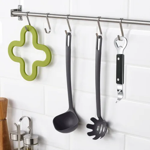Miniatura 6 de HANCELANT Abrebotellas perforador, abrelatas manual de acero inoxidable, paquete de 2 Negro