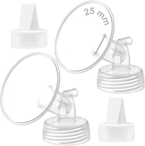 Miniatura 11 de Maymom Válvula de brida y pico de pato de 0.827 in compatible con piezas de bomba de repuesto Spectra S1 S2 9 Plus, no original Spectra Brida