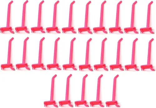 Miniatura 11 de JSP Manufacturing Ganchos de plástico de 4 pulgadas para garaje/herramientas/almacenamiento/organización/joyería/manualidades, varios