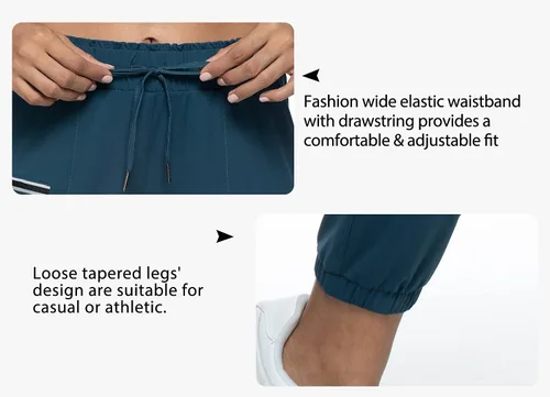 Miniatura 15 de Kcutteyg - Pantalones deportivos con bolsillos para mujer, diseño suave, ligero y de secado rápido, para entrenamiento, gimnasia, yoga y correr