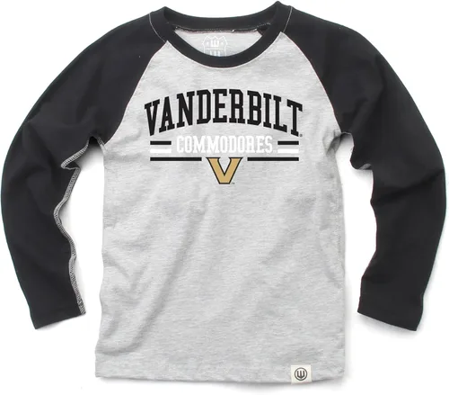 Miniatura 26 de Wes and Willy NCAA playera raglán de manga larga para niños