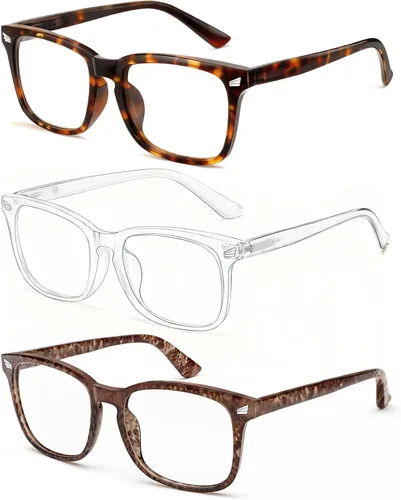 Miniatura 26 de Gafas de Bloqueo de Luz Azul para Hombres y Mujeres Gafas de Luz Azul 99% de Bloqueo Gafas para Computadora Conducción Nocturna Videojuegos