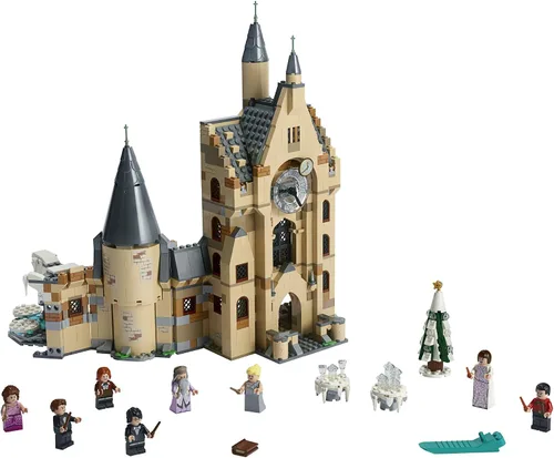 Miniatura 2 de LEGO Harry Potter Hogwarts 75948 Torre de reloj de construcción y juego con minifiguras de Harry Potter, regalo popular de Harry Potter y juego