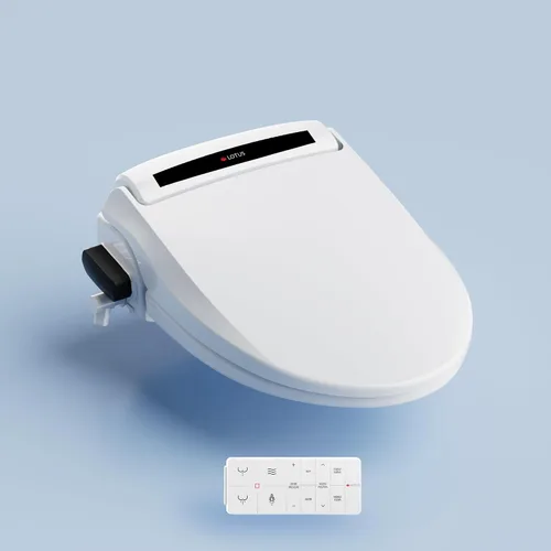 Miniatura 10 de Lotus Hygiene Systems ATS-500. Asiento para inodoro con tapa inteligente, climatizada con temperatura regulable. Color blanco.