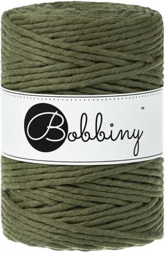Miniatura 10 de Bobbiny Cordón de macramé XXL de 0.197 in de una sola capa (aguamarina), 108 yardas/330 pies (100% algodón reciclado)