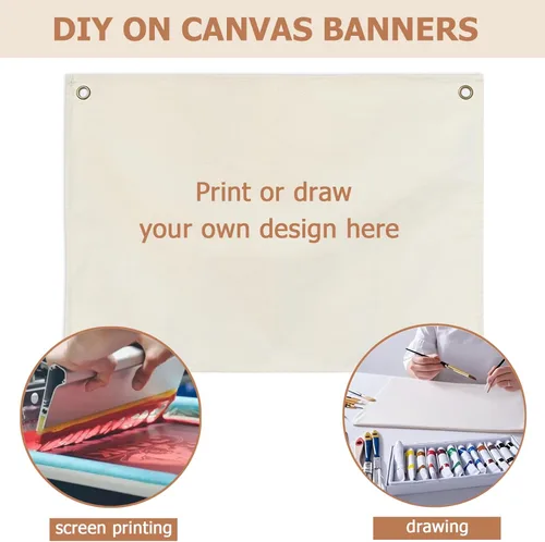 Miniatura 5 de 2 piezas de bandera de lona para colgar, bandera de bandera para decoración de pared de guardería y sala de juegos para niños, decoración de Mapa