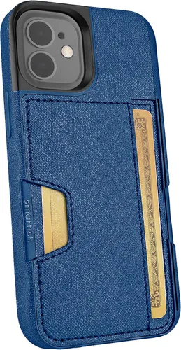 Miniatura 93 de Smartish Funda tipo cartera para iPhone 13 Pro – Wallet Slayer Vol. 2 [delgada + protectora] tarjetero con función atril - Black Tie Affair